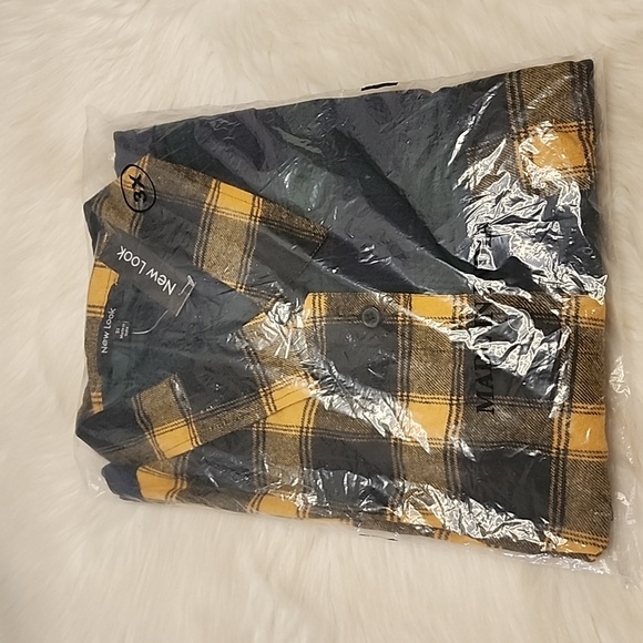 New Look Women's Mismatch Flannel Button Down Top NWT Size 3X - Picture 4 of 11